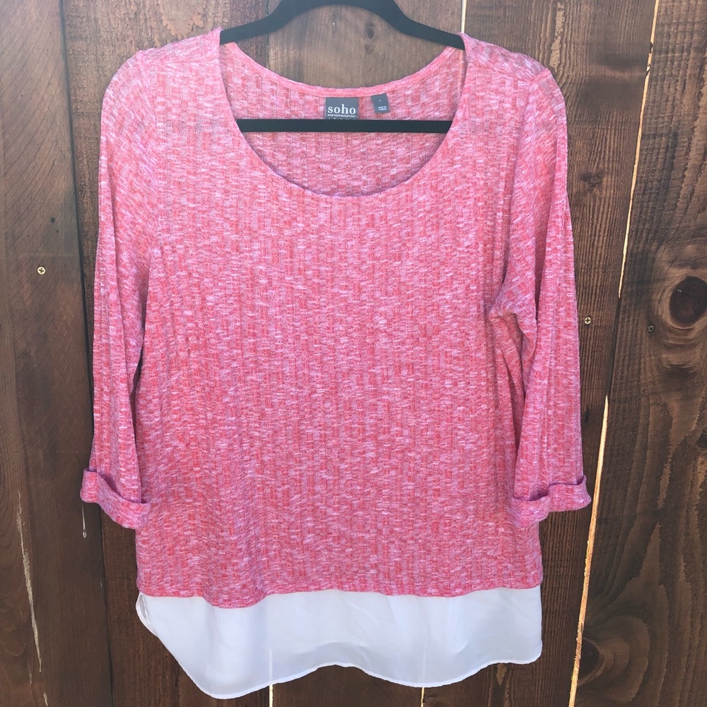 Layered Look Sweater